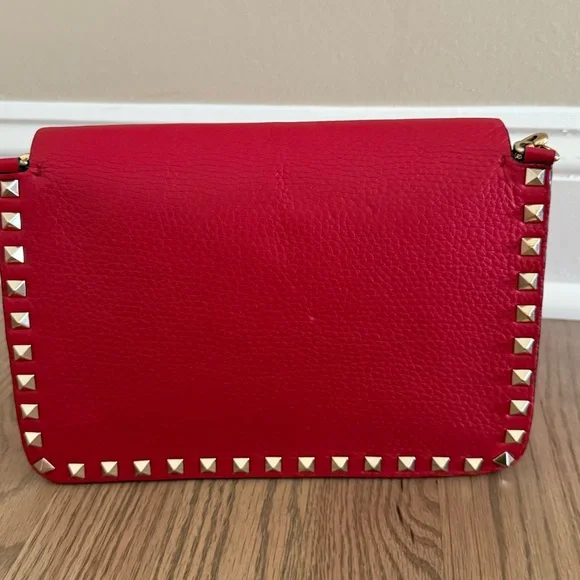 Valentino Red Rockstud  Bag - Picture 3 of 8